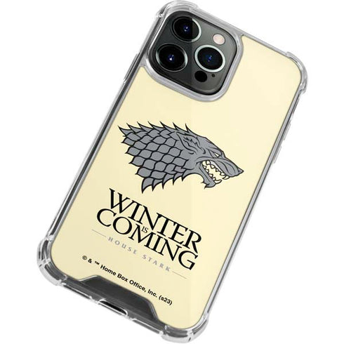 Game of Thrones: House Stark Sigil iPhone 14 Pro Clear Case